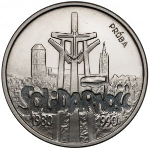 Próba NIKIEL 50.000 złotych 1990 Solidarność