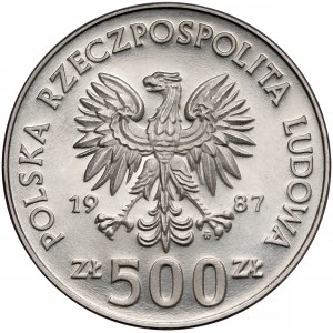 Próba NIKIEL 500 złotych 1987 Olimpiada Seul