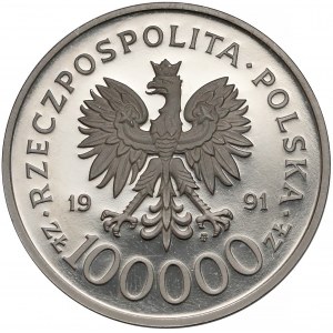 Próba NIKIEL 100.000 złotych 1991 Narwik