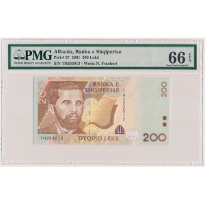 Albania, 200 Lekë 2001 