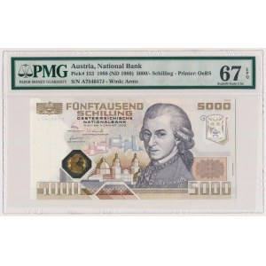 Austria, 5.000 Schilling 1988 (1989) 