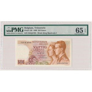 Belgia, 50 francs 1966 