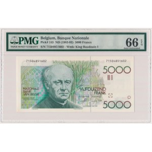 Belgia, 5.000 francs (1982-92)