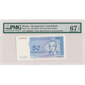 Bosnia and Herzegovina, 50 Convertible Pfeniga (1998), Croatian issue 