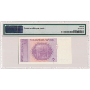 Bośnia i Hercegowina, 5 convertible maraka (1998) SPECIMEN - emisja serbska 