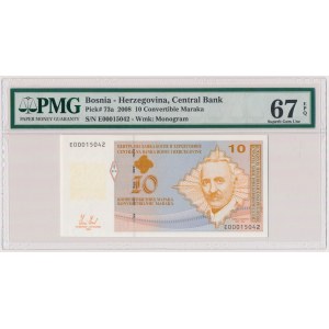 Bosnia and Herzegovina, 10 Convertible Maraka 2008, Serbian issue