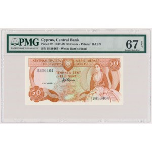 Cypr, 50 cents 1989