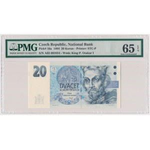 Czechy, 20 korun 1994
