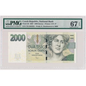 Czechy, 2.000 korun 2007