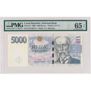 Czech Republic, 5.000 Korun 2009
