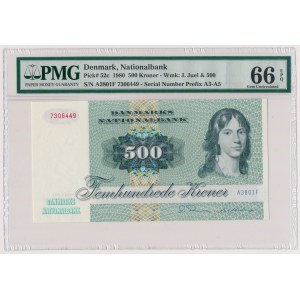 Dania, 500 kroner 1980