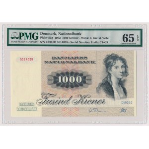 Dania, 1.000 kroner 1992