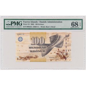 Faeroe Islands, 100 Krónur 2002