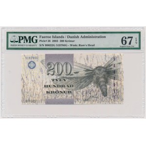 Faeroe Islands, 200 Krónur 2003