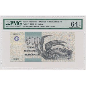 Faeroe Islands, 500 Krónur 2004