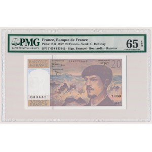 Francja, 20 francs 1997