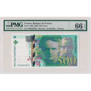 France, 500 Francs 2000