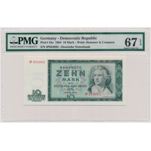 Niemcy, DDR, 10 mark 1964