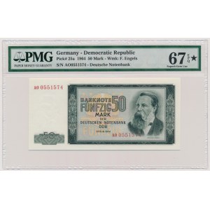 Niemcy, DDR, 50 mark 1964