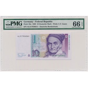 Germany, 10 Deutsche Mark 1989