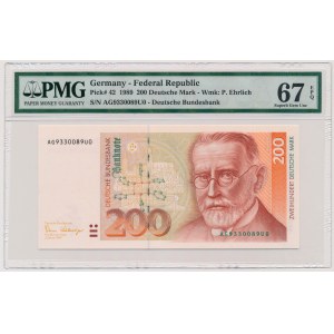 Deutschland, 200 Deutsche Mark 1989