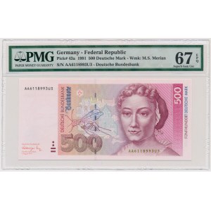 Deutschland, 500 Deutsche Mark 1991