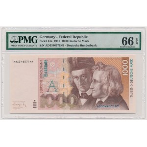 Deutschland, 1.000 Deutsche Mark 1991