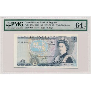 Great Britain, 5 Pounds (1973-80)