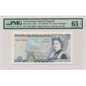Wielka Brytania, 5 pounds (1980-87)