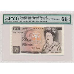 Wielka Brytania, 10 pounds (1980-84)