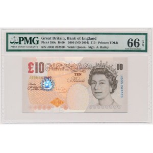 Great Britain, 10 Pounds 2000 (2004)