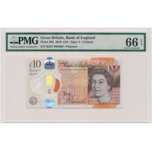 Great Britain, 10 Pounds 2016