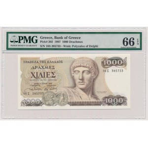 Grecja, 1.000 drachmes 1987