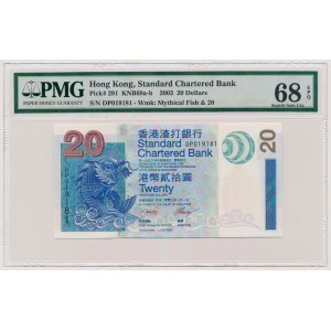 Hongkong, 20 dollars 2003