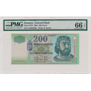 Węgry, 200 forint 2002
