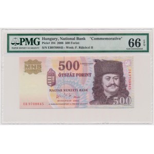 Hungary, 500 Forint 2006 - Hungarian Uprising