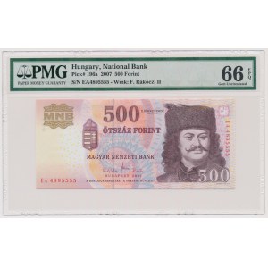 Hungary, 500 Forint 2007