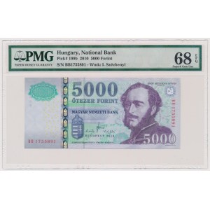 Hungary, 5.000 Forint 2010