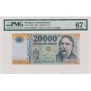 Hungary, 20.000 Forint 2016