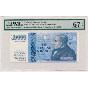 Iceland, 10.000 Krónur 2001 (2013)