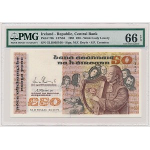 Republic of Ireland, 50 Pounds 1991