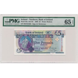 Northern Ireland, 5 Pounds 2008 - commemorative