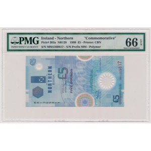 Northern Ireland, 5 Pounds 1999 - Millennium