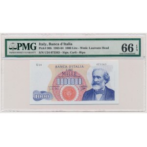 Włochy, 1.000 lire 1963-64