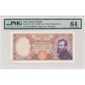 Italy, 10.000 Lire 1973
