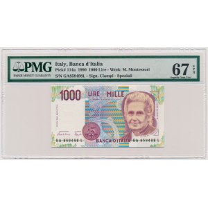 Italy, 1.000 Lire 1990