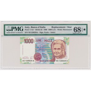 Włochy, 1.000 lire 1990 - seria zastępcza XE
