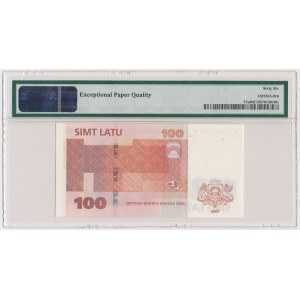 Latvia, 100 Latu 2007