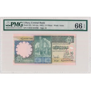 Libya, 1/4 Dinar ND (ca. 1991)