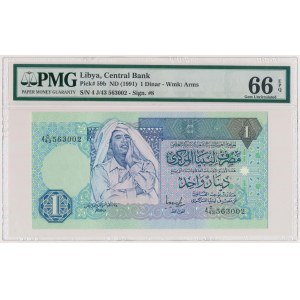 Libia, 1 dinar (1991)